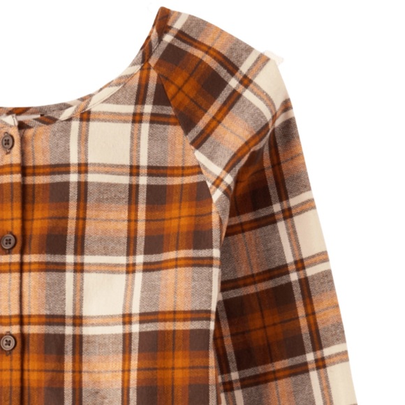 THE CHILDREN’S PLACE • Haystack Soft-Brushed Flannel Mom & Me Peplum Tunic Top - Picture 3 of 5